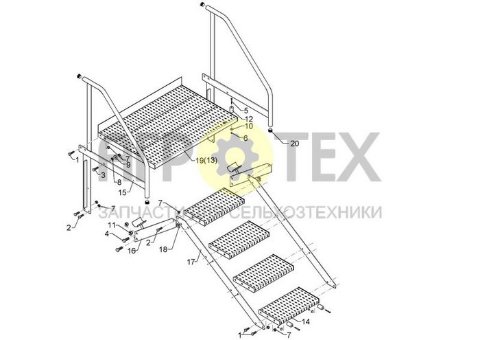 Чертеж 4STU.m.STR.1100-1850 Sol.S