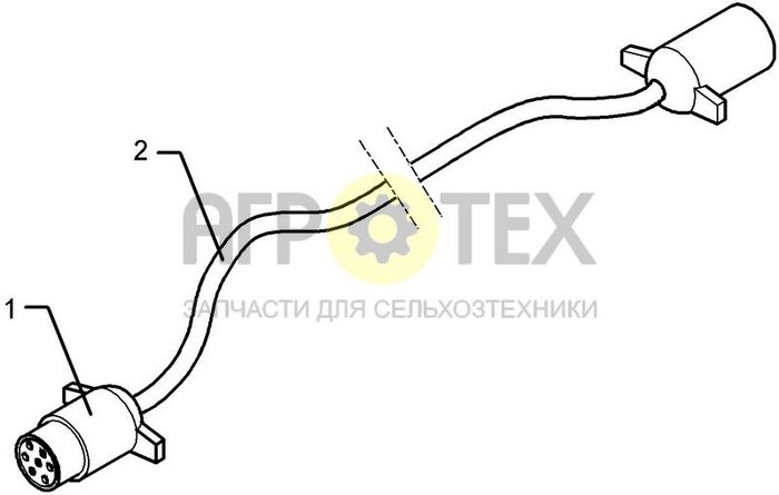 7-polig 2,5m (№10 на схеме)