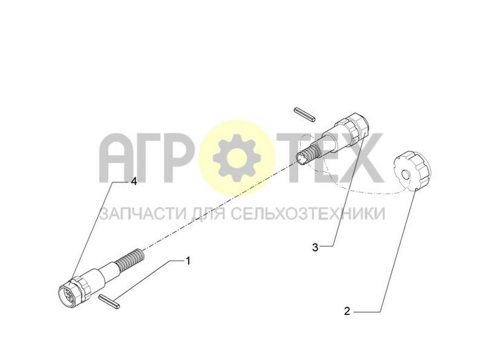 Чертеж LH5000 22-polig 4200lg Stecker