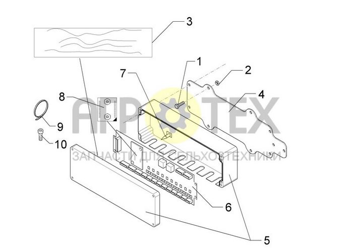 Чертеж HYBRIDCONTROL Tansanit ISOBUS