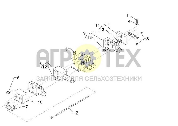 Чертеж Solitair 1V-1M-4T