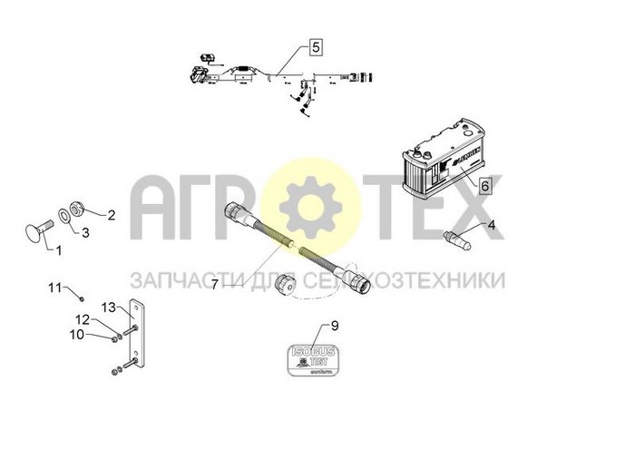 Чертеж ISOBUS Soli9/Saph8