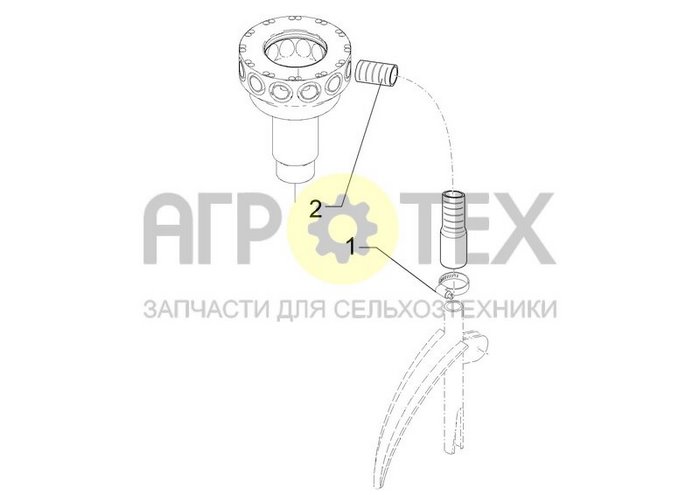 Чертеж D25x1220 1xD30