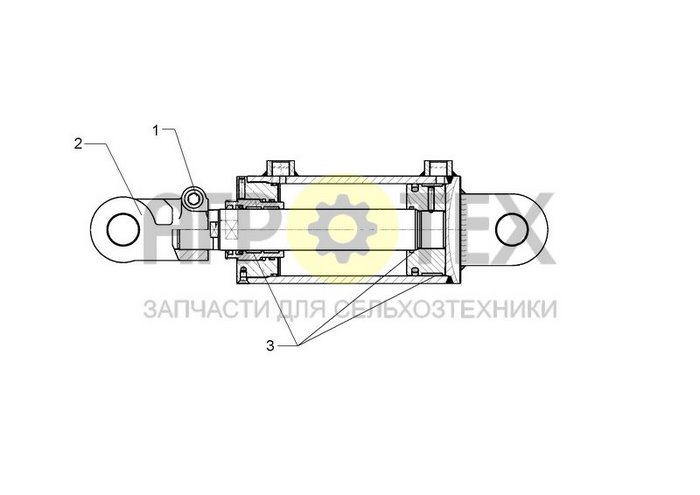 Чертеж DZ70/40x450-750 Hub +/- 5