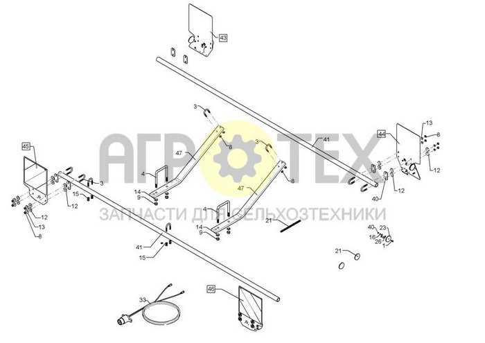 Чертеж ML (F) Rubin KA Trsp.Bremse