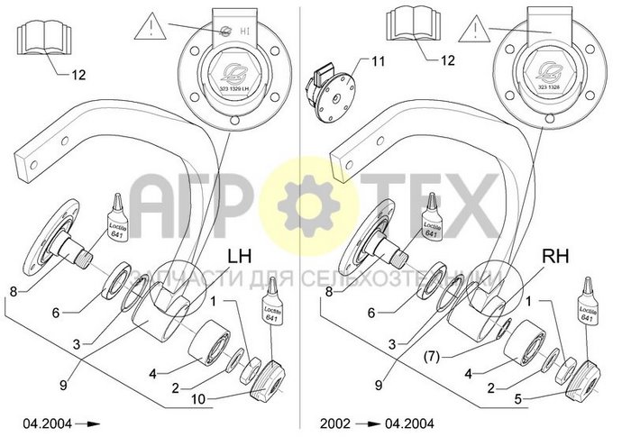 Чертеж RE 60x25 D130 6xD12 Rubin 9