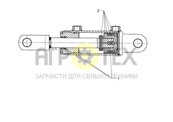 Чертеж DZ63/30-245-515 2xD25G