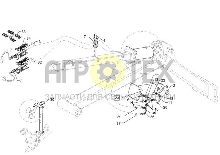 Чертеж Kristall 9KA DZ140x200 Tran. L