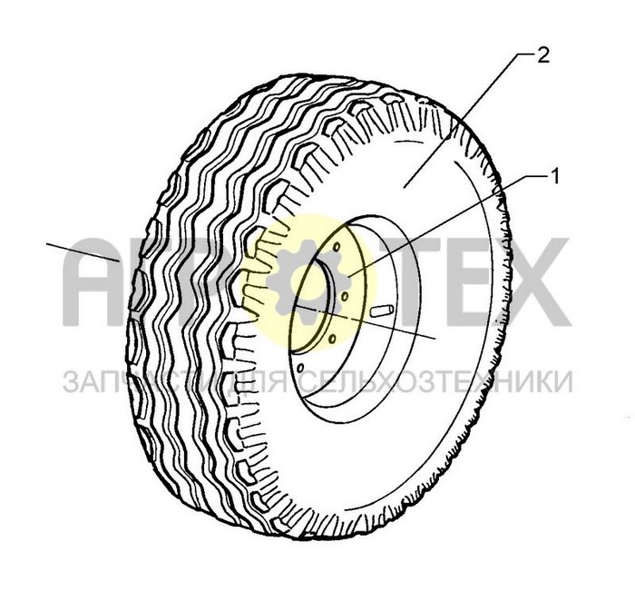 Чертеж 185R14 D650x188 4PR