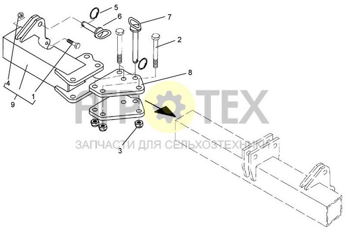 Чертеж RE 80x80 SM9