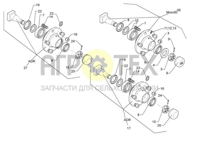 Чертеж 5/93,5/140 M14 50x50