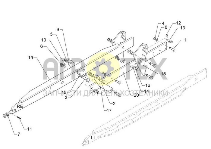 Чертеж 2079 U-Form RE Thorit 9UE STR