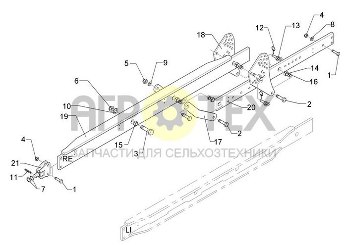 Чертеж 2095 U-Form RE Thorit 9UE STR