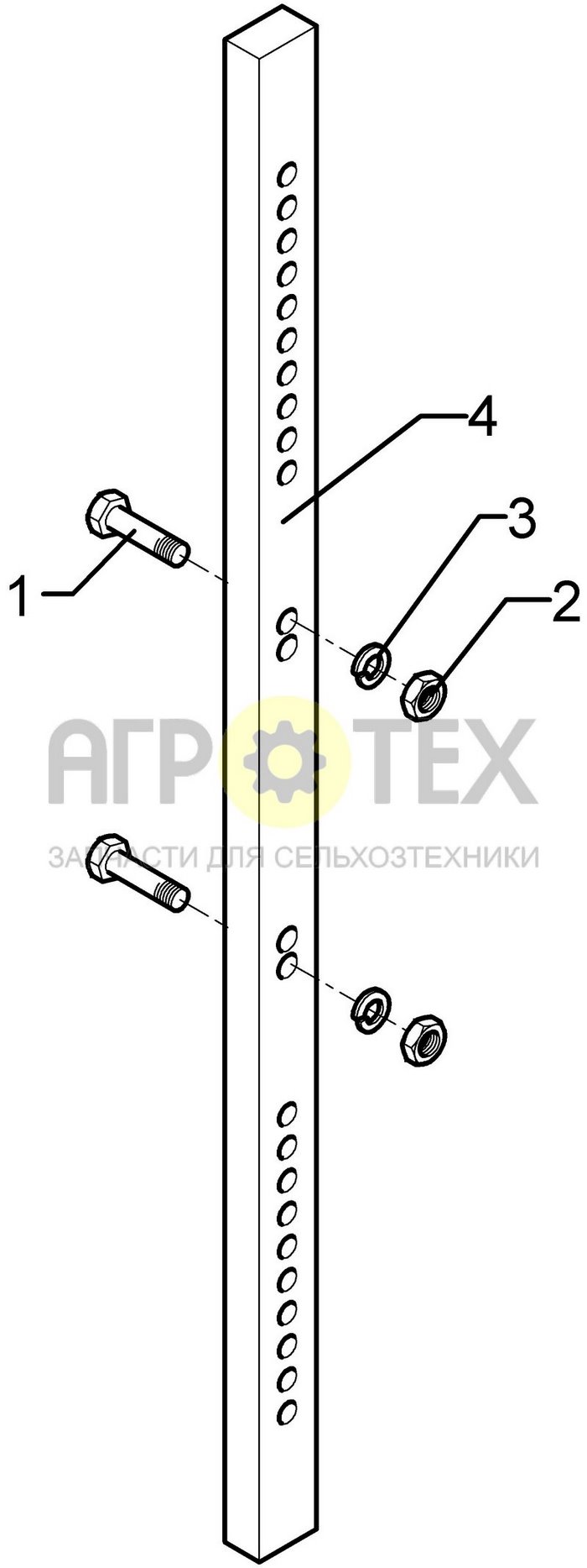 Чертеж S1 50x30x984-260/220 H750