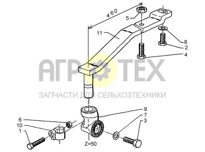 Чертеж 60x25x875 V-Opal Z50