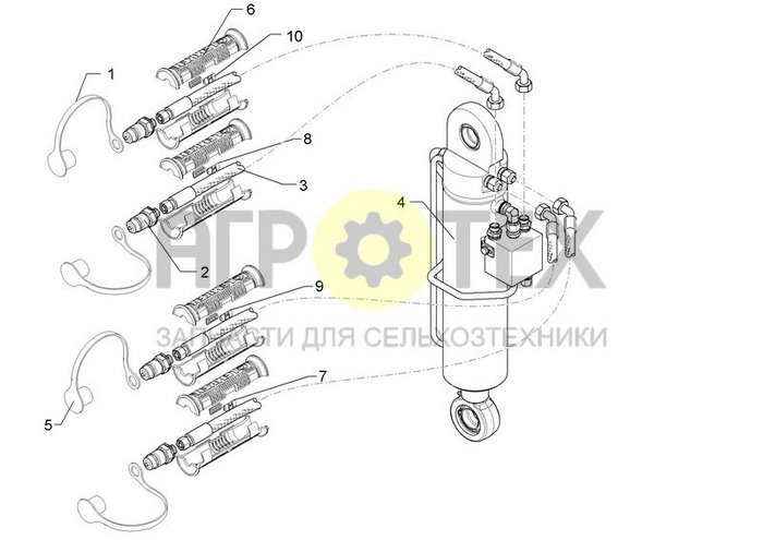 Чертеж D90/45-290 HPS-3-AR+MSK1