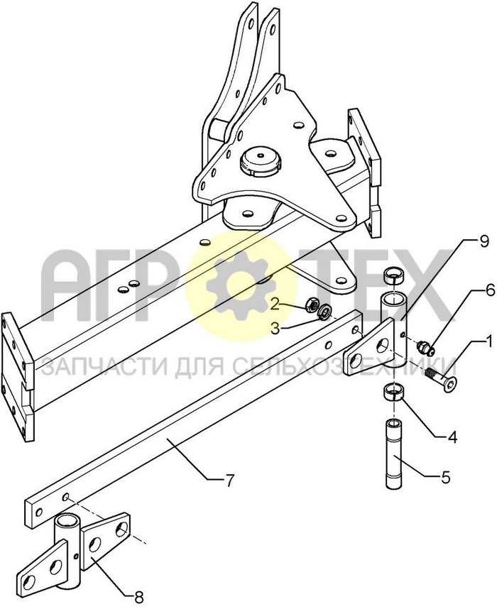 Чертеж Anbauteil VO8/8X-100