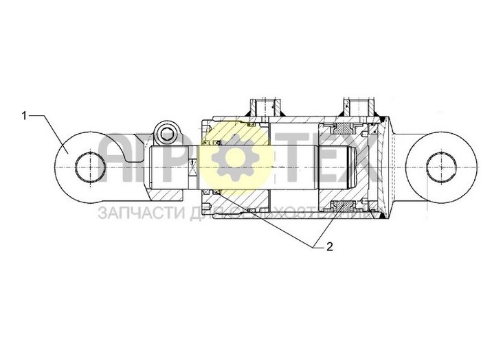 Чертеж DZ80/40x350-645+-5