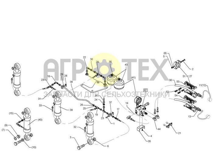 Чертеж X-HY 3SG-900 (3-Schar mit Rad)