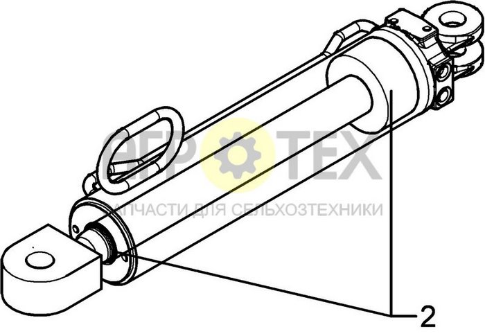 Чертеж DZ 90/45x385-650 f.Kreuzgelenk