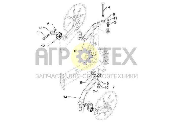 V 8 ND (№1 на схеме)