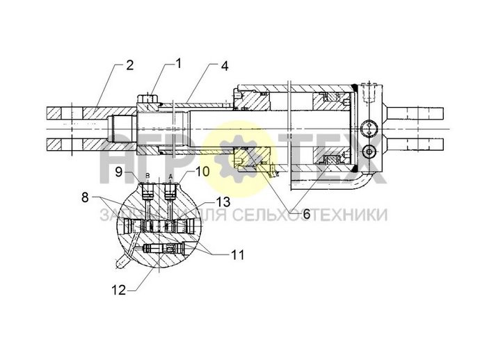 DZ80/40/100-555-B (№1 на схеме)