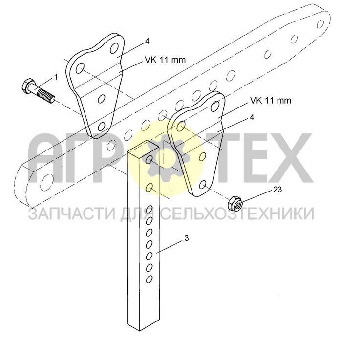 Чертеж S1 50x30x371/G 70x30