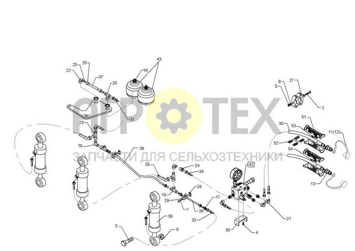 Чертеж X-HY 3SG-1200(3-Schar mit Rad)