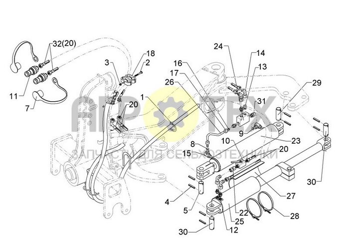 Чертеж DZ90x450/DZ100x120 6schar OF