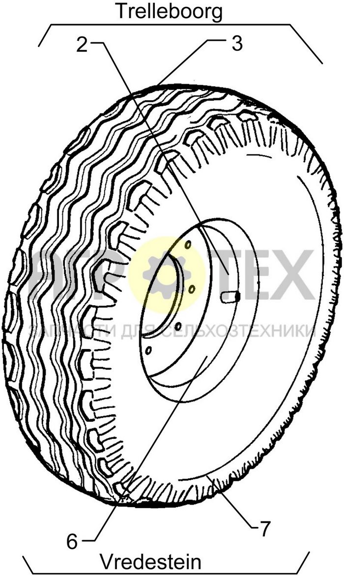 Чертеж 340/55-16TL 6/161/205/B2