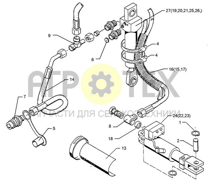 Чертеж DZ80/182+DZ80/40/100