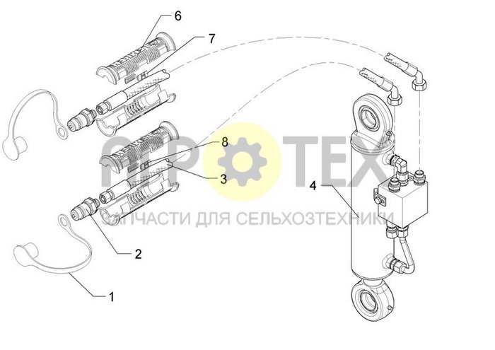 37l/min + 50l/min, D80 mech (№13 на схеме)