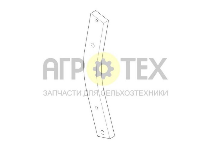 Чертеж 80x30x745-R850 3xD20,1 1xD14,2