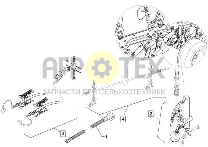 Чертеж Uni-Rad J 100 (4+1-furchig )