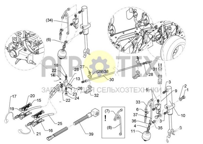 Чертеж Uni-Rad J 90 (5-furchig)