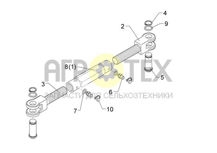 Чертеж TR36x3/580/400