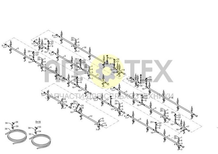 Чертеж SE 18/13  3/4-4-4/3 1-fach