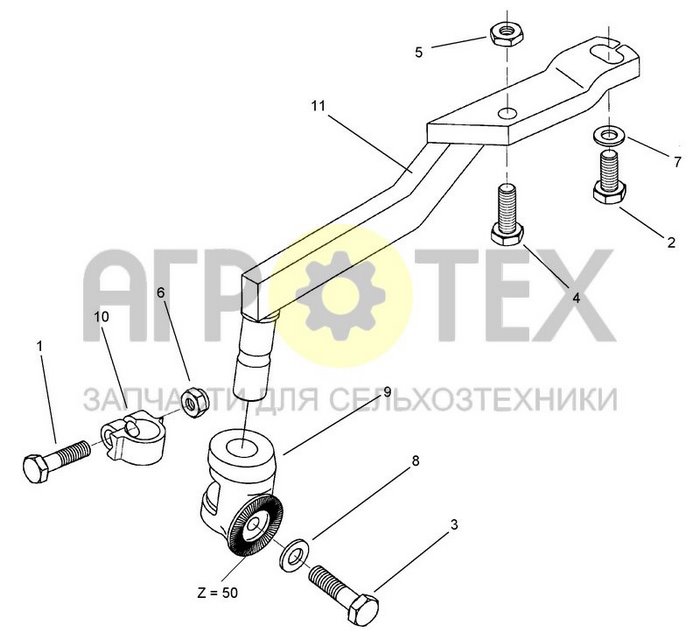 Чертеж 60x25x600 V-AD Z50