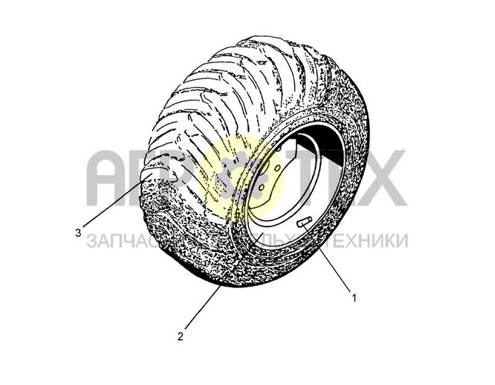 Чертеж 500/55-15.5 10PRTT-RI