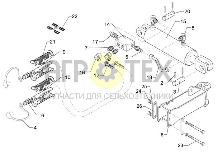 Чертеж HY V-AD-10 5/120 DZ80x320