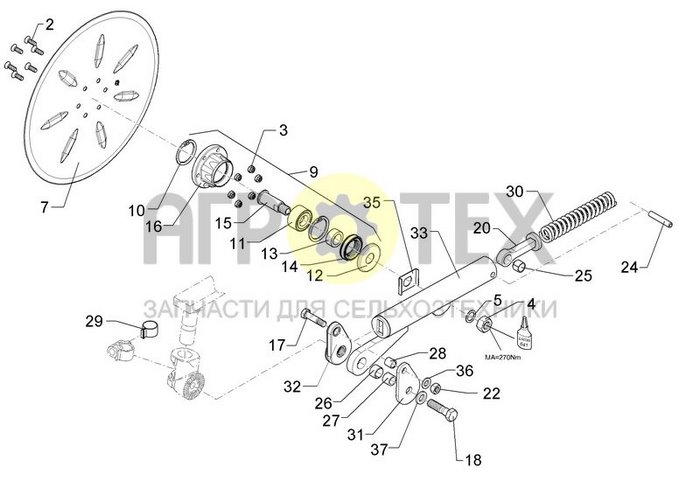 Чертеж D500-G 371 F RE