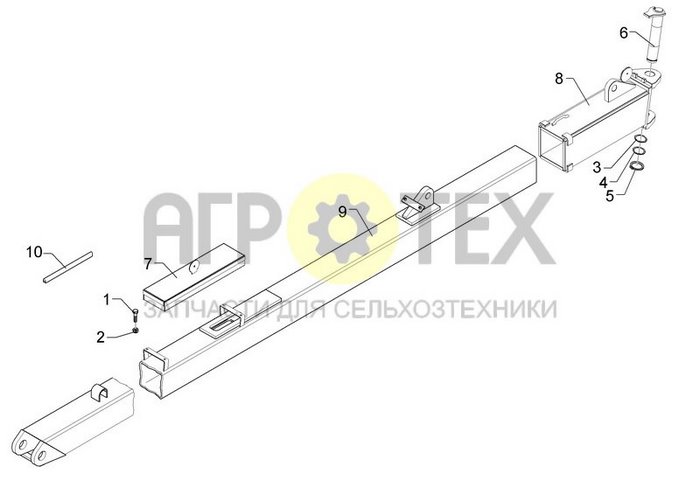 Чертеж 8-100 7-100 AD10 140x5010