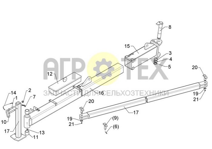 Чертеж 6-100 ED8 2870mm