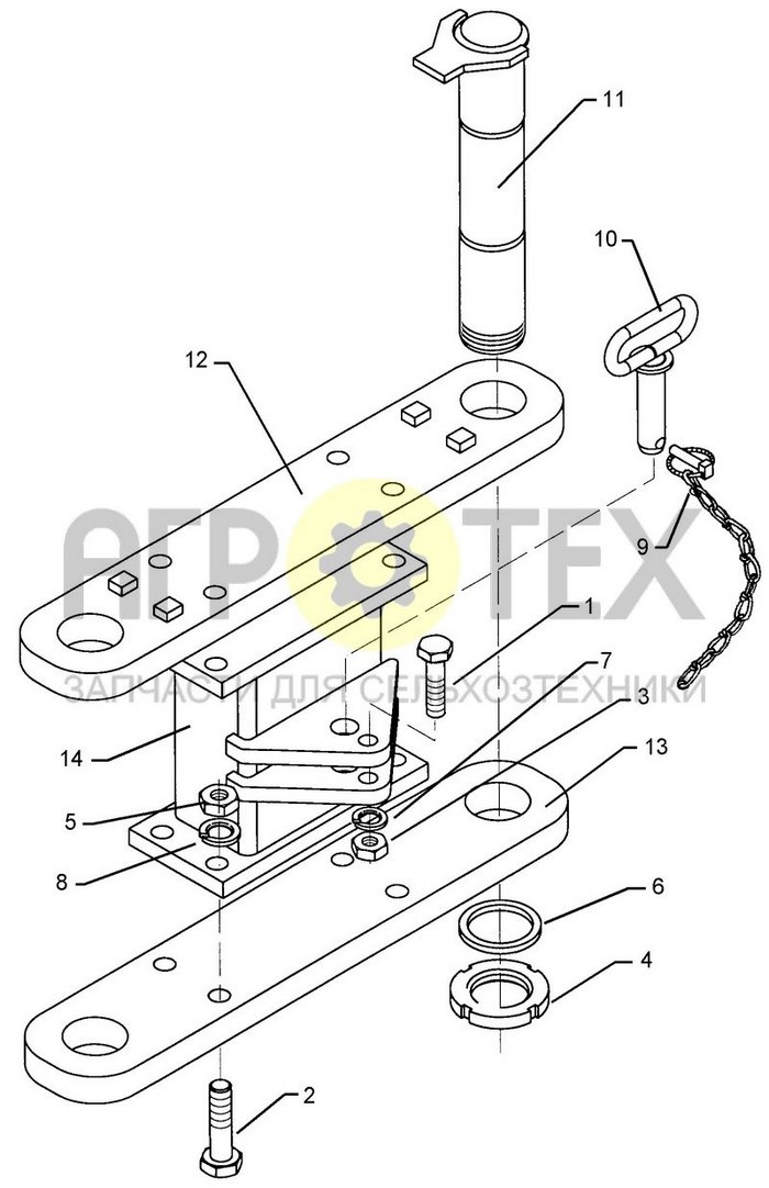 Чертеж D60x240x520 VT10, KPL