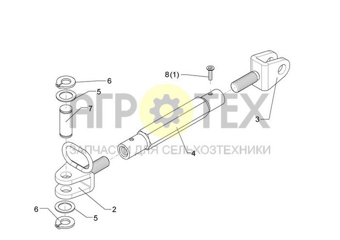 Чертеж TR36x3/750/570 D35