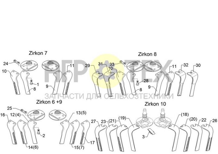 Zirkon 6,7,9,10 (№24 на схеме)