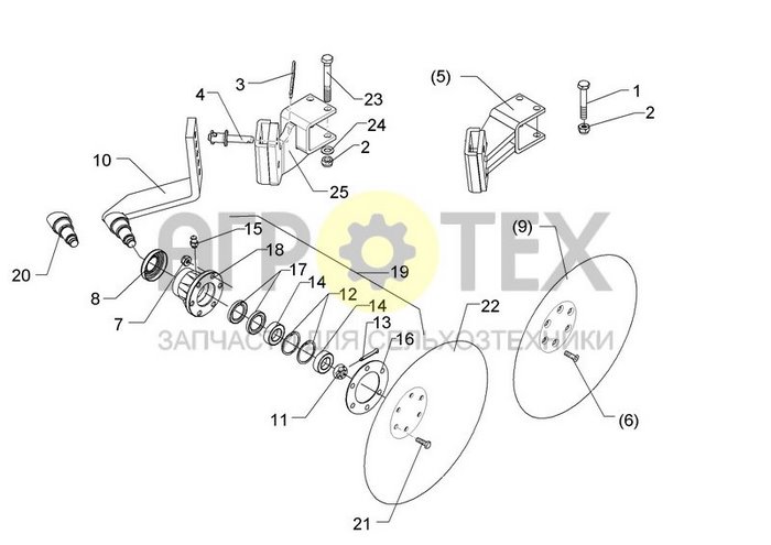 D450/60x20 RE Zirkon (№23 на схеме)