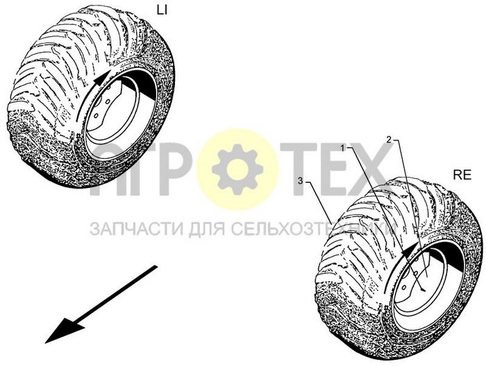 Чертеж 400-15.5 T404 -14PR RE