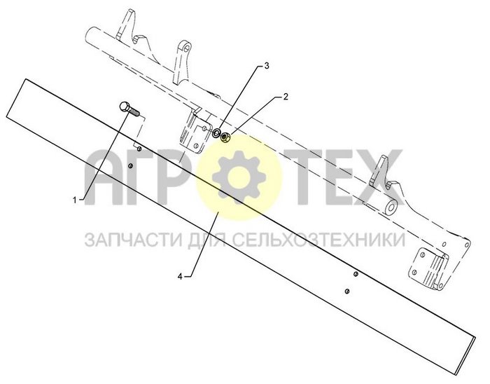 100x8x1470 (№1 на схеме)