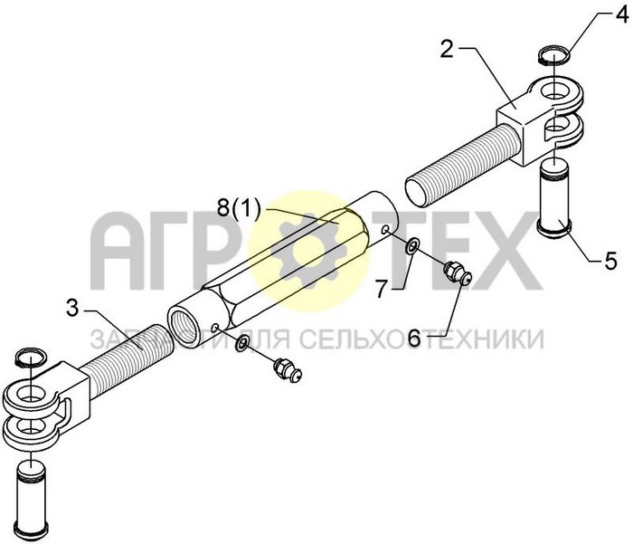 Чертеж KAT2 520-750 M30x370 Zn